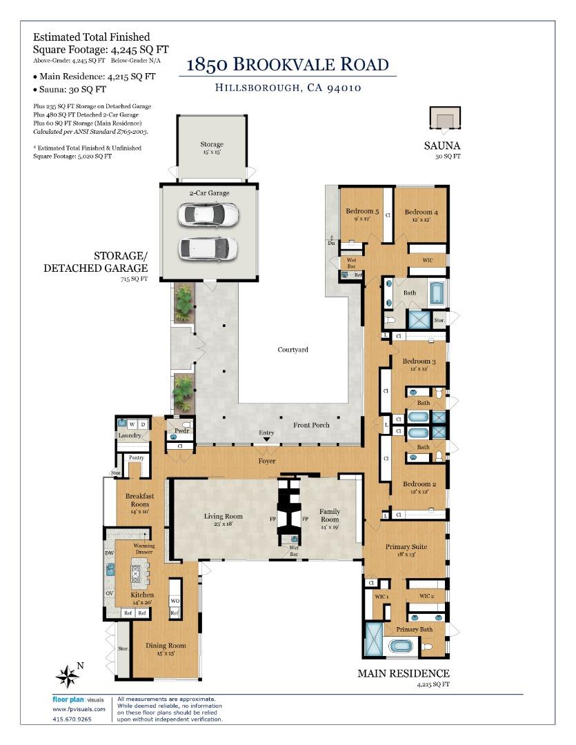 Detail Gallery Image 28 of 29 For 1850 Brookvale Rd, Hillsborough,  CA 94010 - 5 Beds | 4/1 Baths