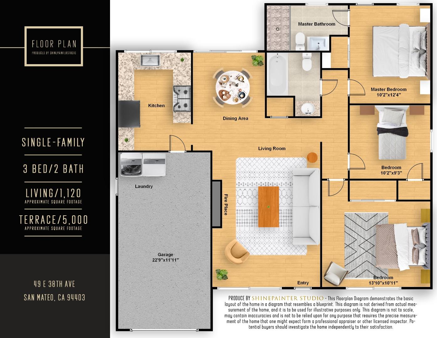 Detail Gallery Image 48 of 48 For 49 E 38th Ave, San Mateo,  CA 94403 - 3 Beds | 2 Baths