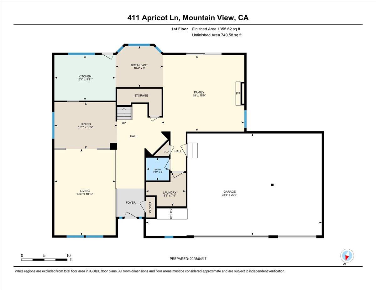 Detail Gallery Image 35 of 36 For 441 Apricot Ln, Mountain View,  CA 94040 - 4 Beds | 2/1 Baths