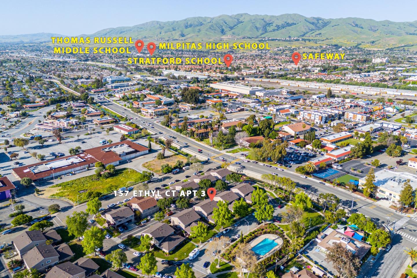 Detail Gallery Image 28 of 30 For 157 Ethyl Ct #3,  Milpitas,  CA 95035 - 2 Beds | 1 Baths
