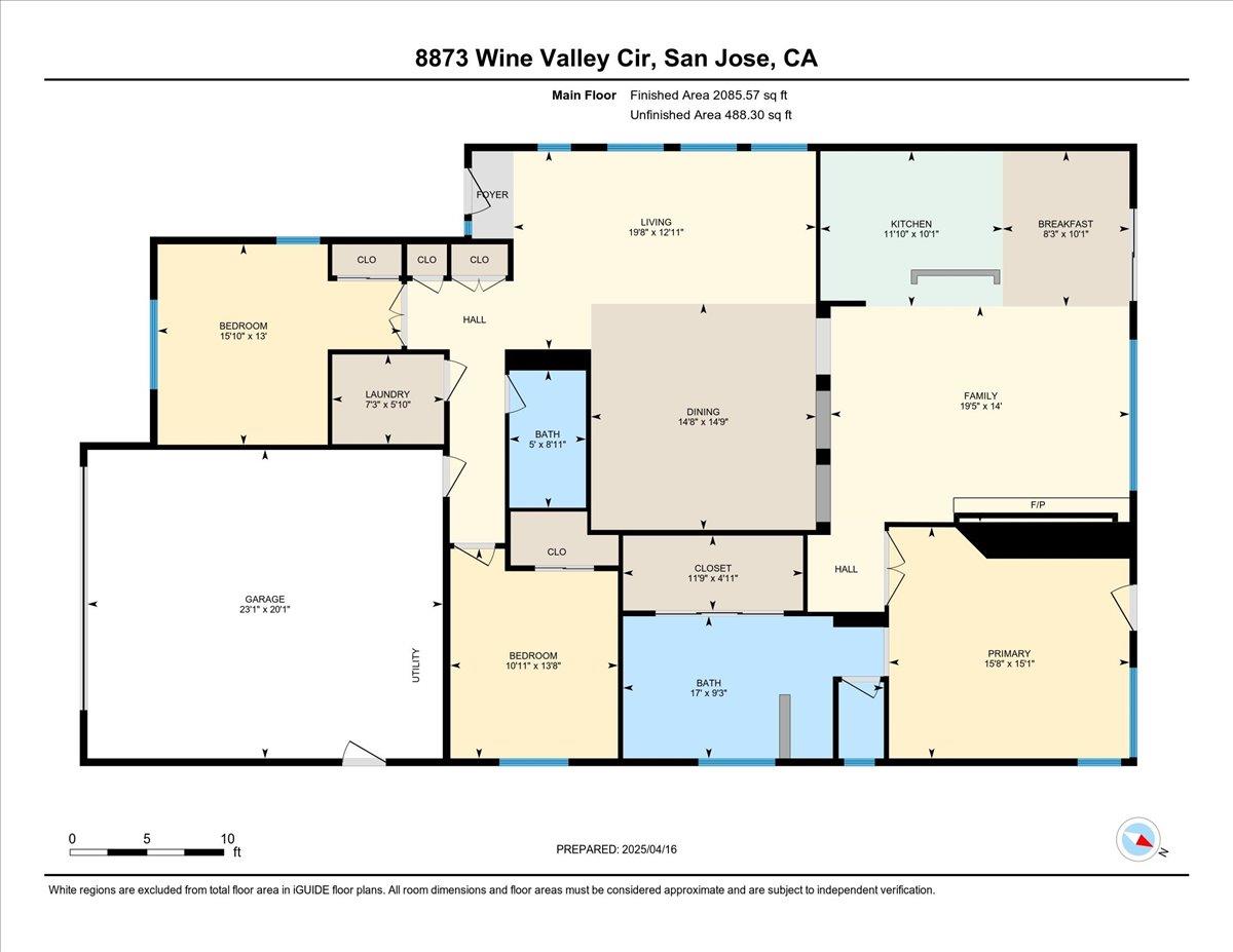 Detail Gallery Image 40 of 40 For 8873 Wine Valley Cir, San Jose,  CA 95135 - 3 Beds | 2 Baths