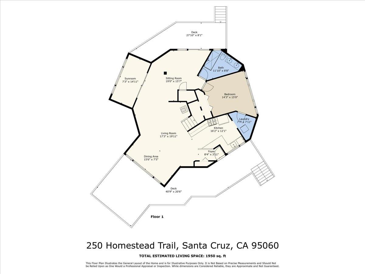 Detail Gallery Image 41 of 41 For 250 Homestead Trl, Santa Cruz,  CA 95060 - 4 Beds | 2 Baths
