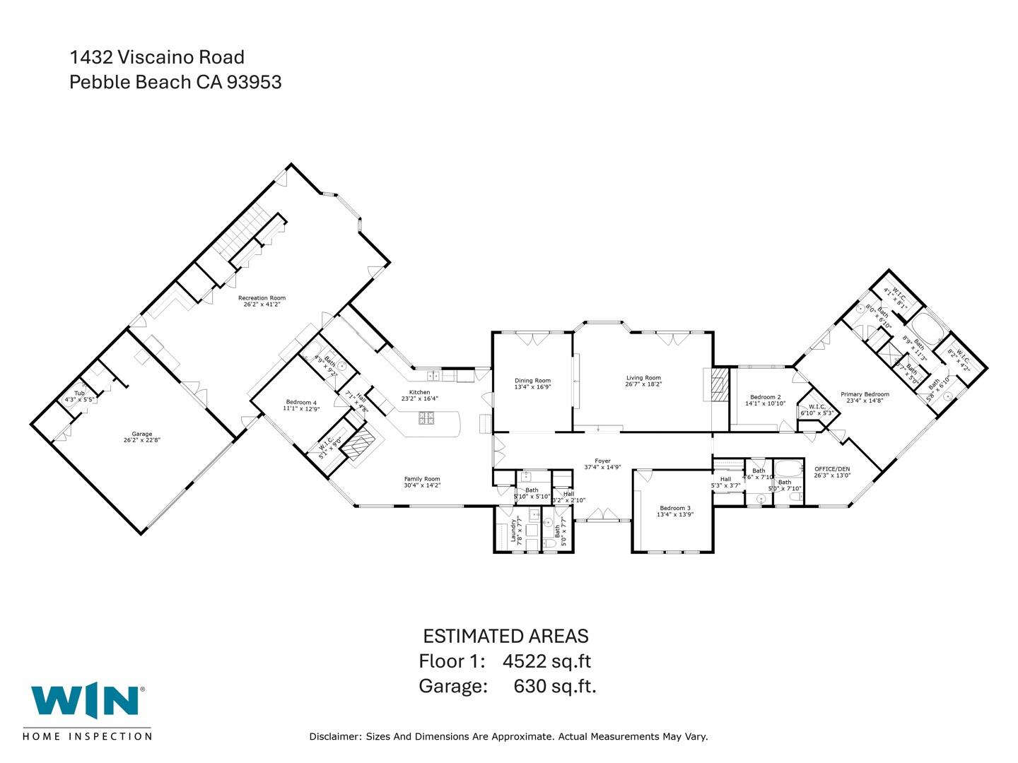Detail Gallery Image 56 of 57 For 1432 Viscaino Road, Pebble Beach,  CA 93953 - 5 Beds | 4/1 Baths