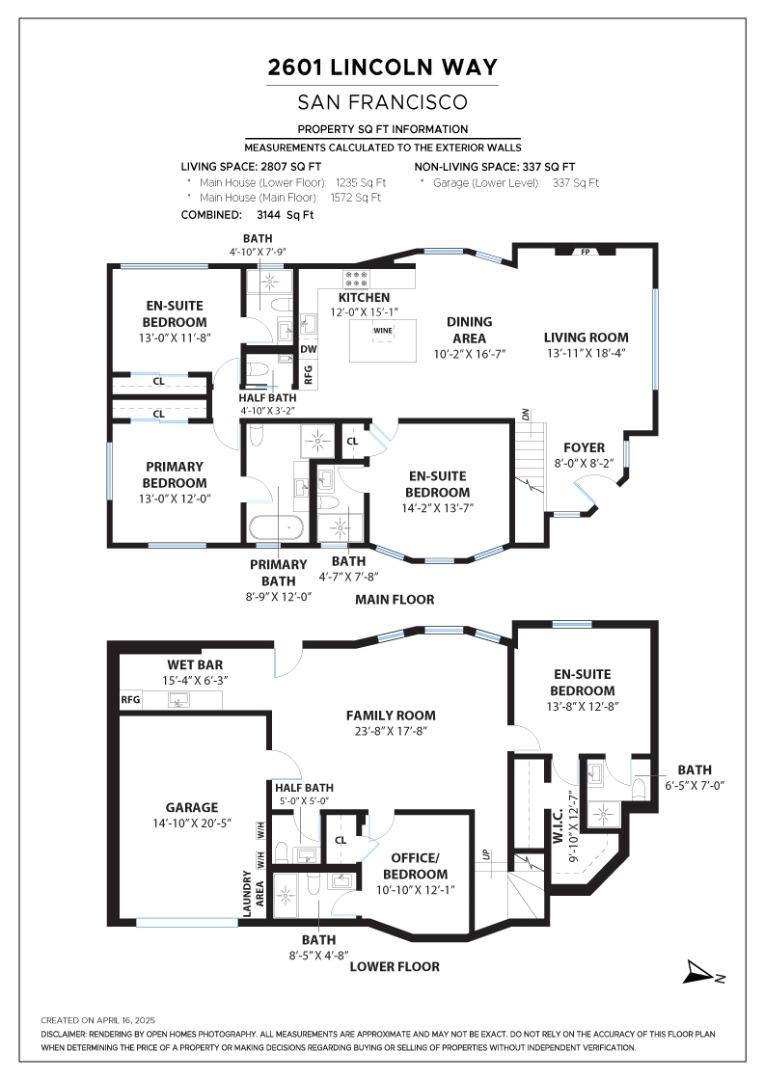 Detail Gallery Image 72 of 74 For 2601 Lincoln Way, San Francisco,  CA 94122 - 4 Beds | 5/2 Baths