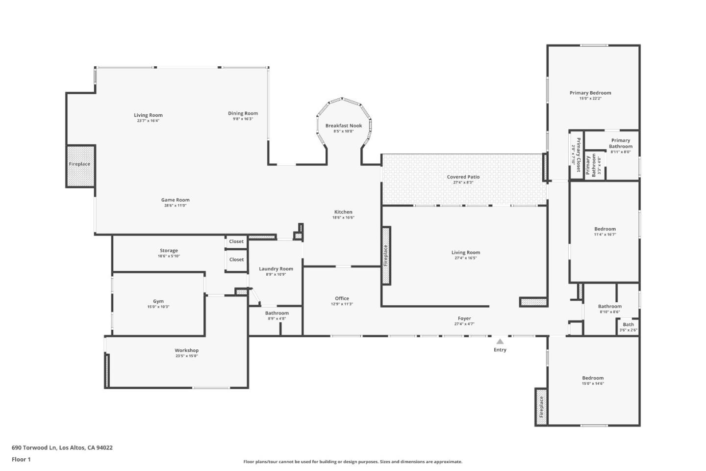 Detail Gallery Image 55 of 55 For 690 Torwood Ln, Los Altos,  CA 94022 - 3 Beds | 3 Baths