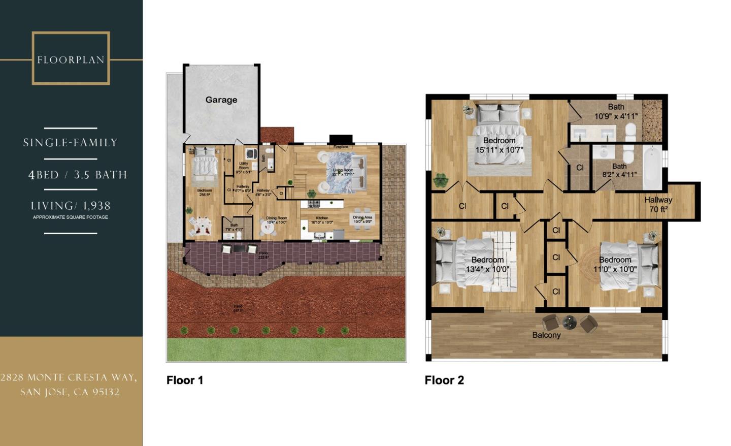 Detail Gallery Image 2 of 99 For 2828 Monte Cresta Way, San Jose,  CA 95132 - 4 Beds | 3/1 Baths