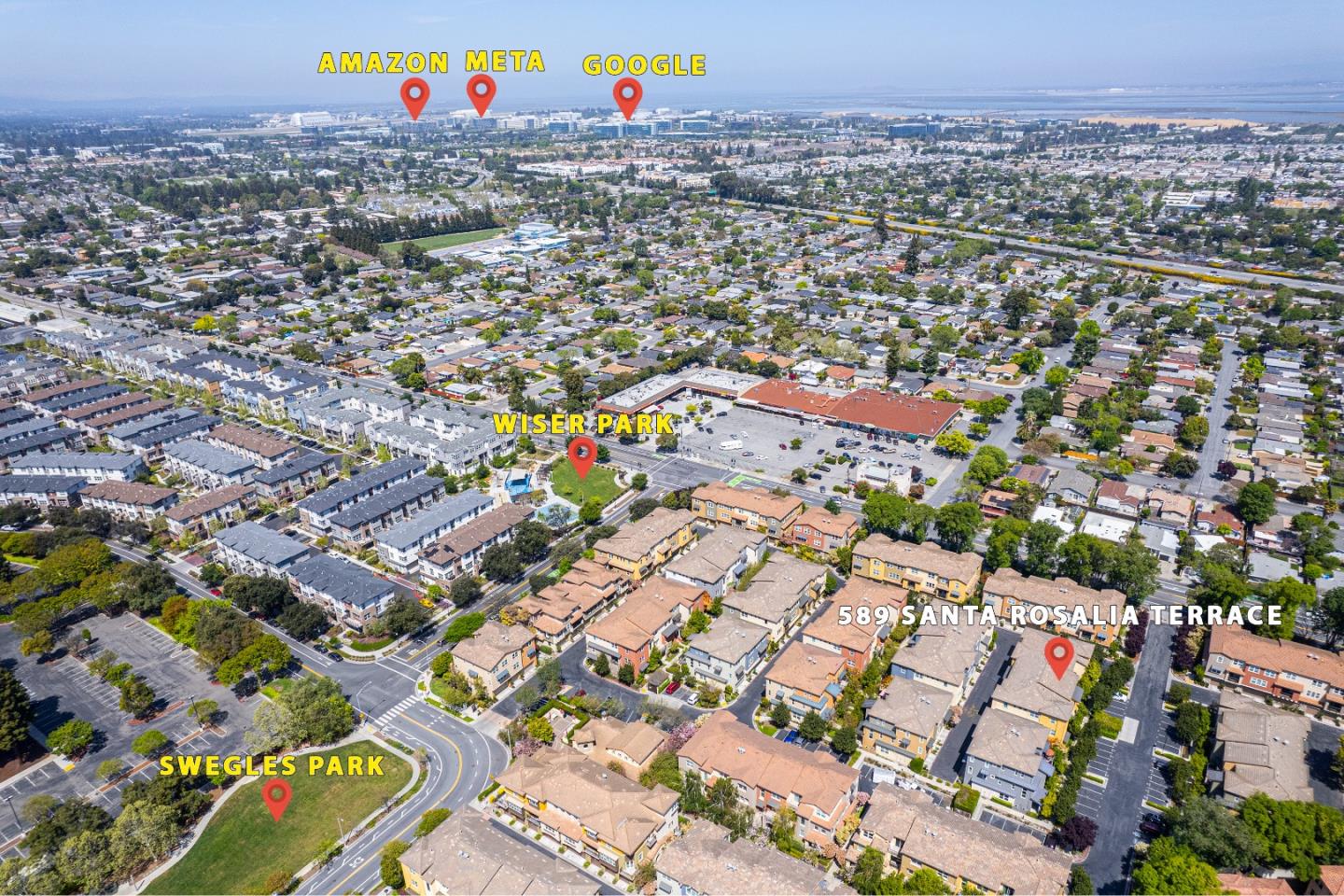 Detail Gallery Image 45 of 47 For 589 Santa Rosalia Ter, Sunnyvale,  CA 94085 - 3 Beds | 3 Baths