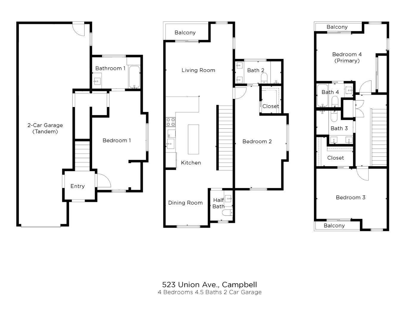 Detail Gallery Image 29 of 29 For 523 Union Ave, Campbell,  CA 95008 - 4 Beds | 4/1 Baths