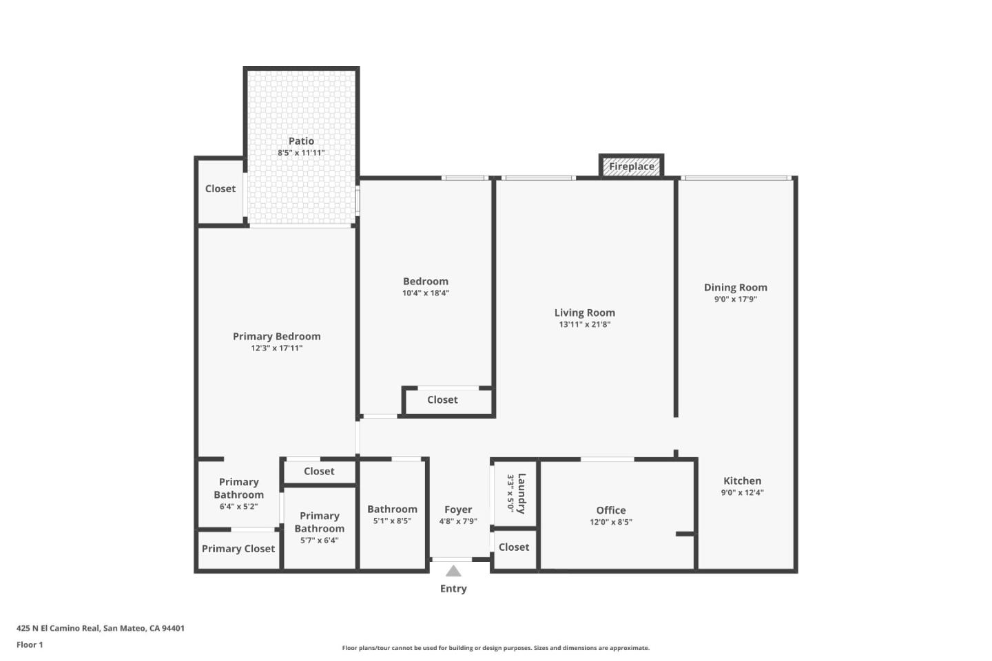 Detail Gallery Image 25 of 36 For 425 N El Camino Real #107,  San Mateo,  CA 94401 - 2 Beds | 2 Baths