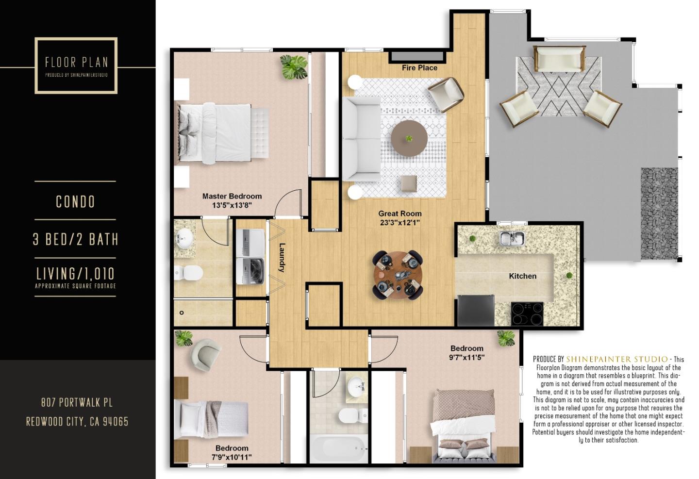 Detail Gallery Image 40 of 40 For 807 Portwalk Pl, Redwood City,  CA 94065 - 3 Beds | 2 Baths