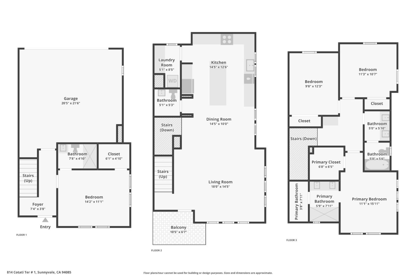 Detail Gallery Image 31 of 31 For 814 Cotati Ter #1,  Sunnyvale,  CA 94085 - 4 Beds | 3/1 Baths