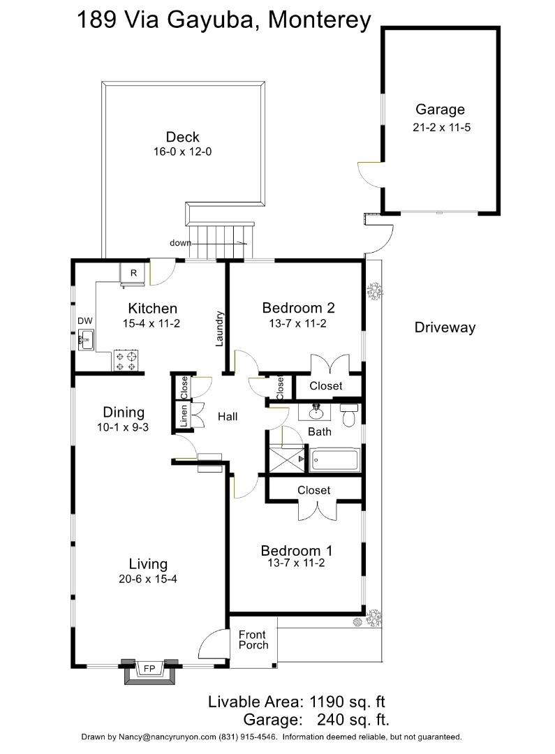 Detail Gallery Image 45 of 45 For 189 via Gayuba, Monterey,  CA 93940 - 2 Beds | 1 Baths
