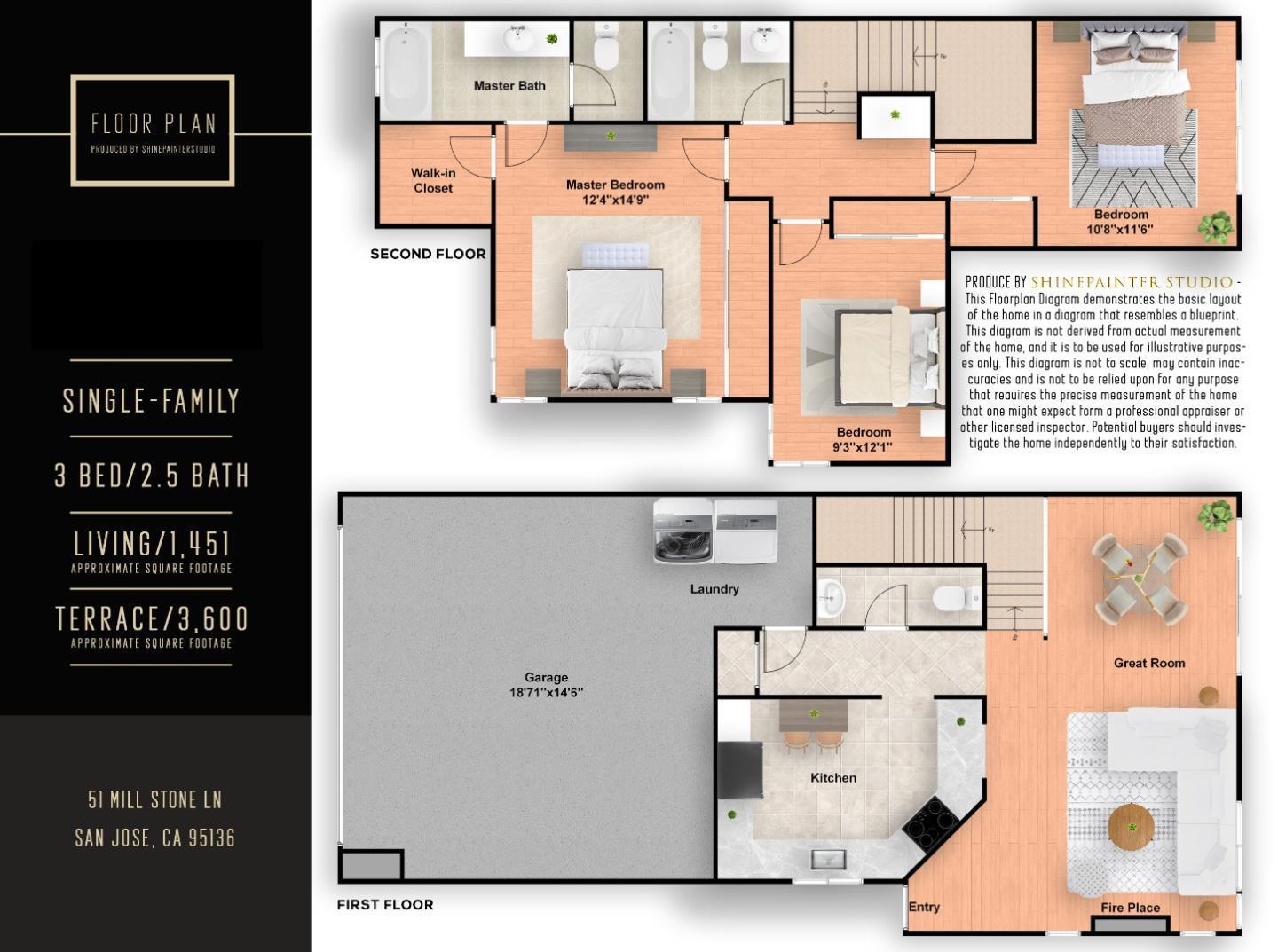 Detail Gallery Image 40 of 40 For 51 Mill Stone Ln, San Jose,  CA 95136 - 3 Beds | 2/1 Baths