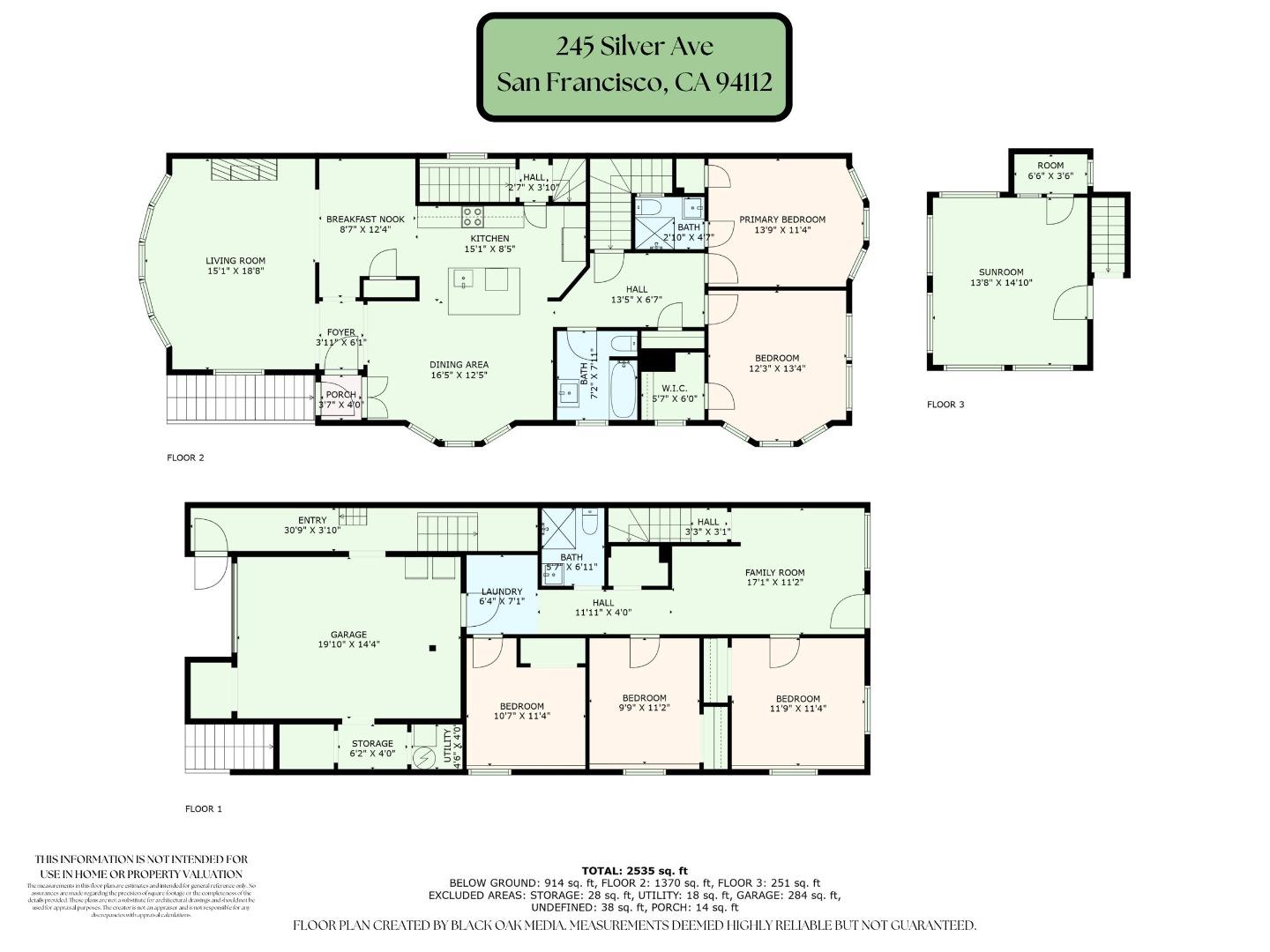 Detail Gallery Image 4 of 21 For 245 Silver Ave, San Francisco,  CA 94112 - 5 Beds | 3 Baths