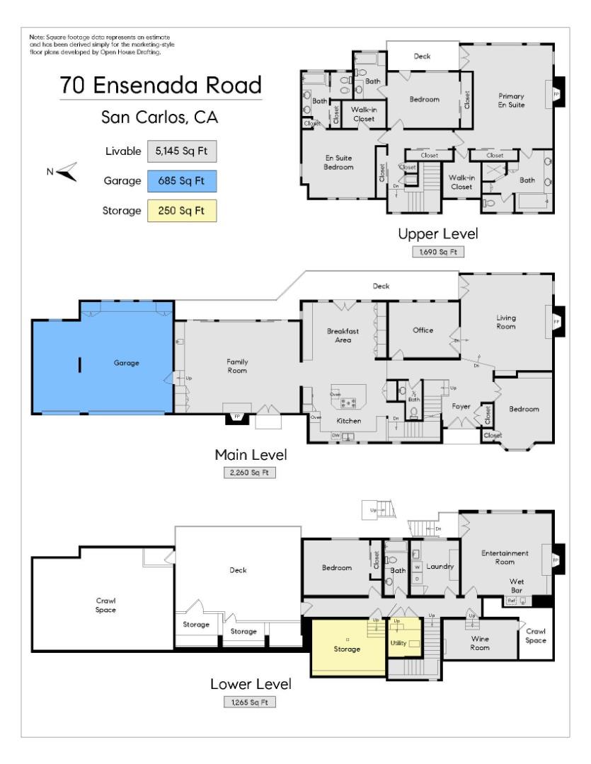 Detail Gallery Image 74 of 75 For 70 Ensenada Rd, San Carlos,  CA 94070 - 5 Beds | 4/1 Baths