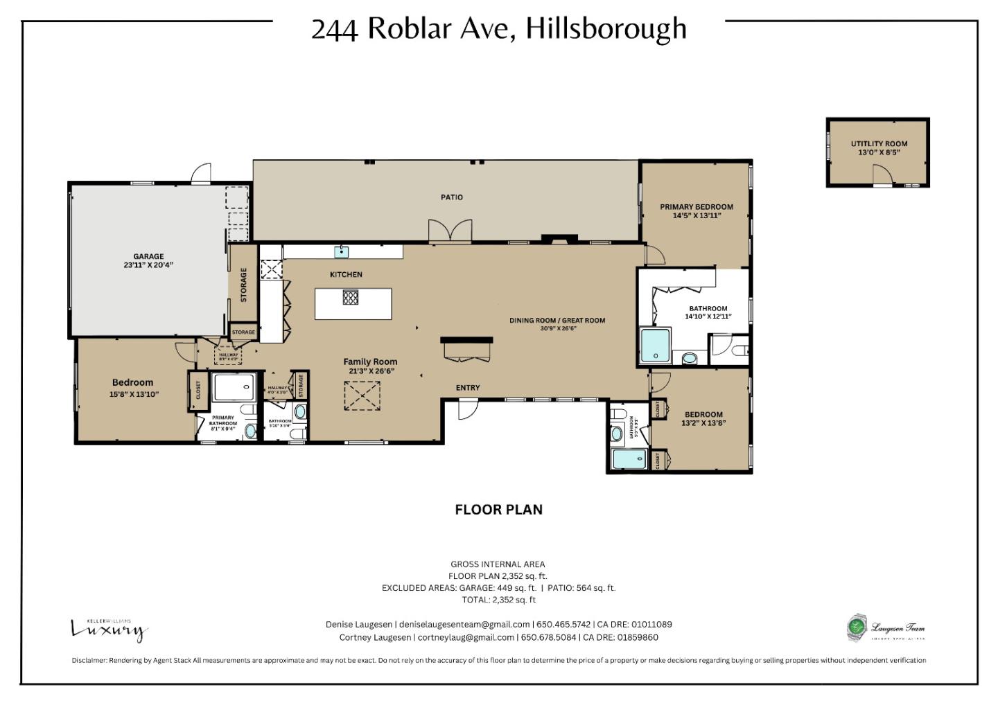 Detail Gallery Image 86 of 86 For 244 Roblar Ave, Hillsborough,  CA 94010 - 3 Beds | 3/1 Baths