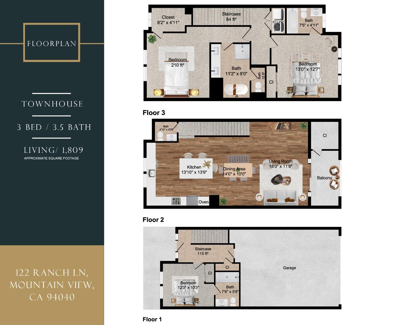 Detail Gallery Image 3 of 69 For 122 Ranch Ln, Mountain View,  CA 94040 - 3 Beds | 3/1 Baths