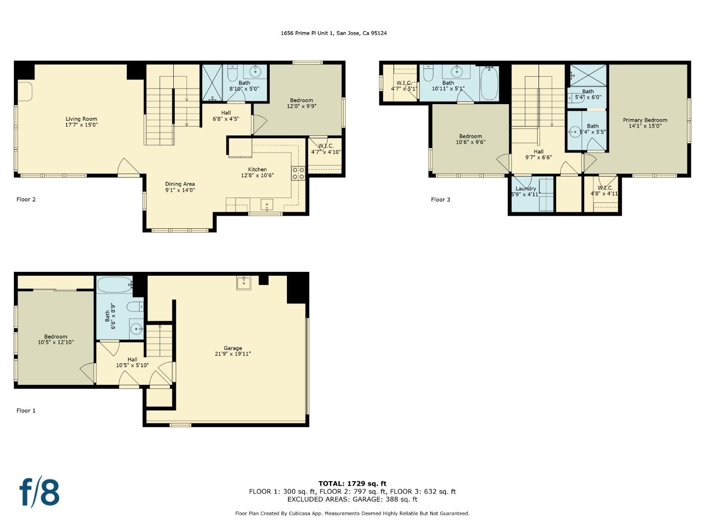 Detail Gallery Image 52 of 52 For 1656 Prime Pl #1,  San Jose,  CA 95124 - 4 Beds | 4 Baths
