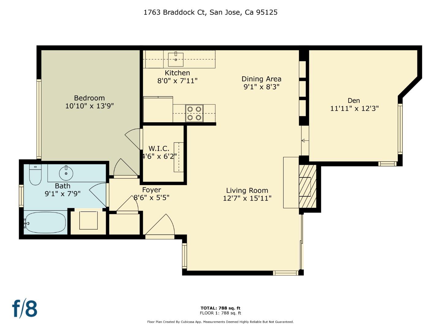 Detail Gallery Image 52 of 52 For 1763 Braddock Ct, San Jose,  CA 95125 - 2 Beds | 1 Baths