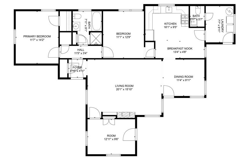 Detail Gallery Image 3 of 3 For 800 Cordilleras Ave, San Carlos,  CA 94070 - 3 Beds | 1/1 Baths