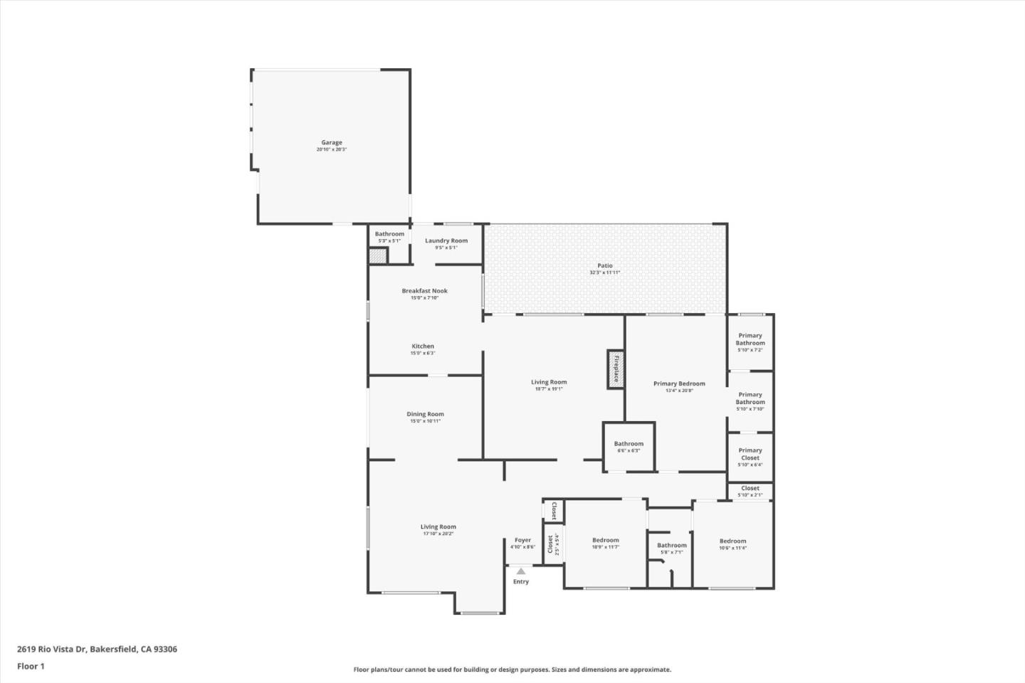Detail Gallery Image 69 of 69 For 2619 Rio Vista Dr, Bakersfield,  CA 93306 - 3 Beds | 2/2 Baths