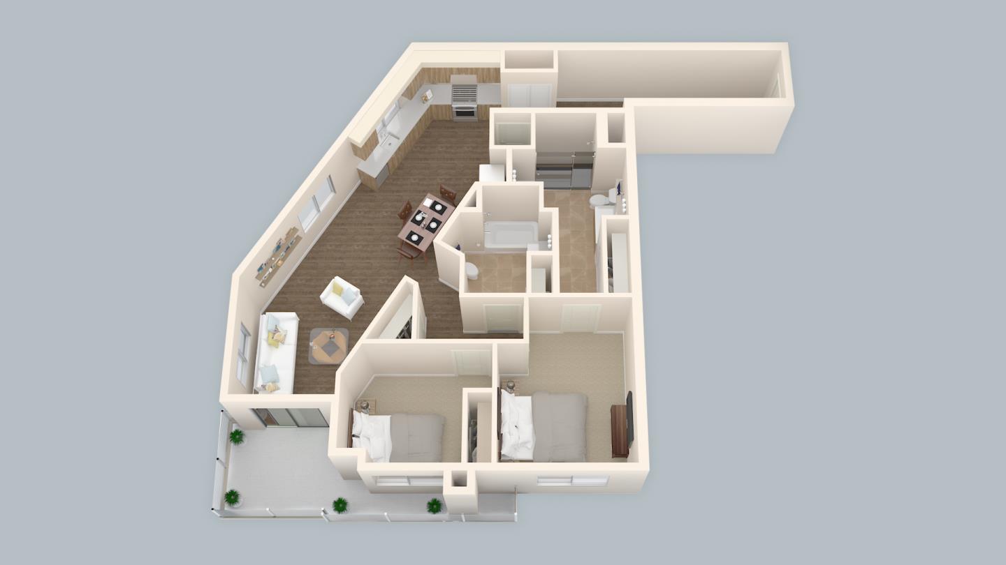 Detail Gallery Image 1 of 19 For 1853 Almaden Rd #313,  San Jose,  CA 95125 - 2 Beds | 1 Baths