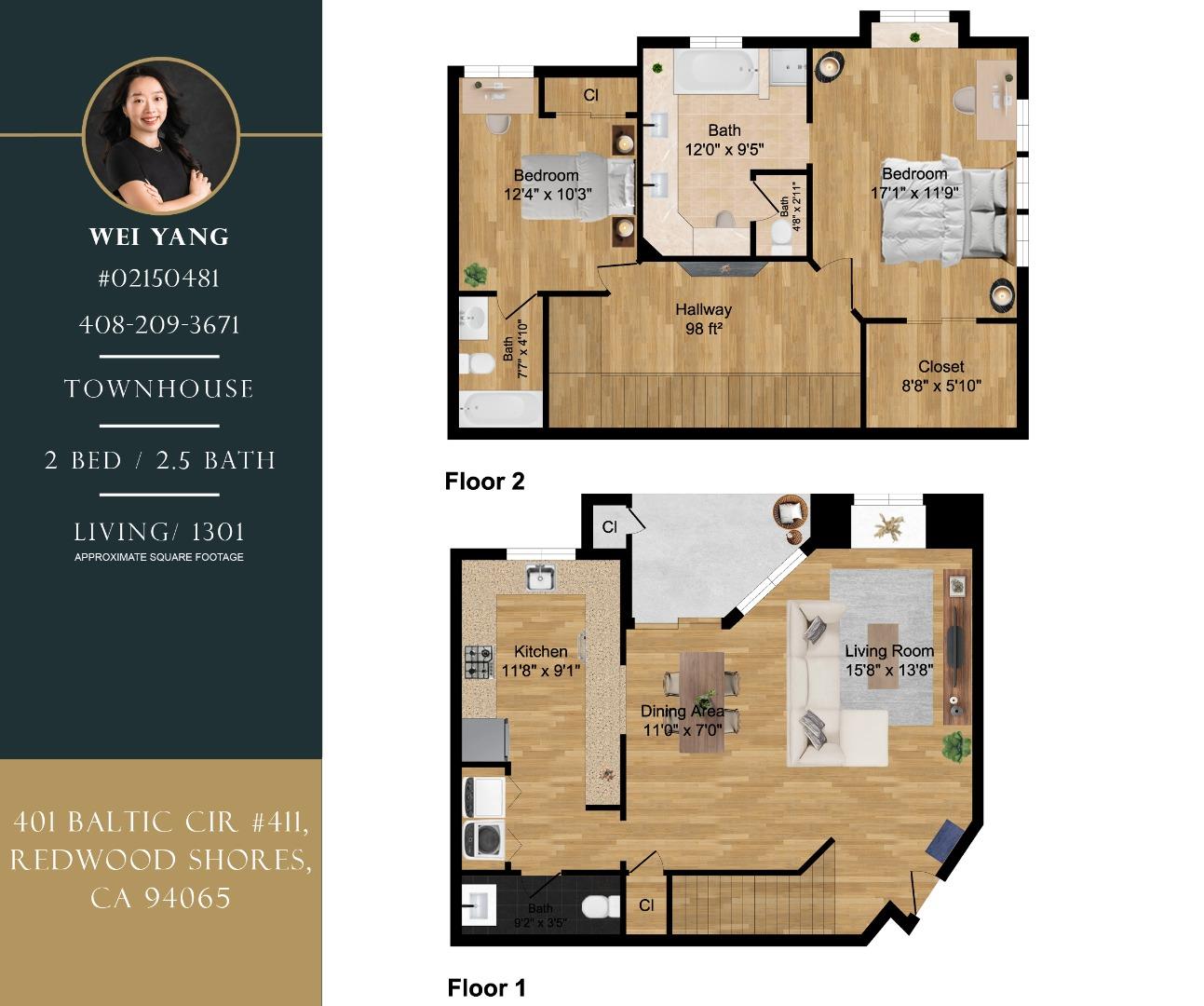 Detail Gallery Image 45 of 45 For 401 Baltic Cir #411,  Redwood Shores,  CA 94065 - 2 Beds | 2/1 Baths