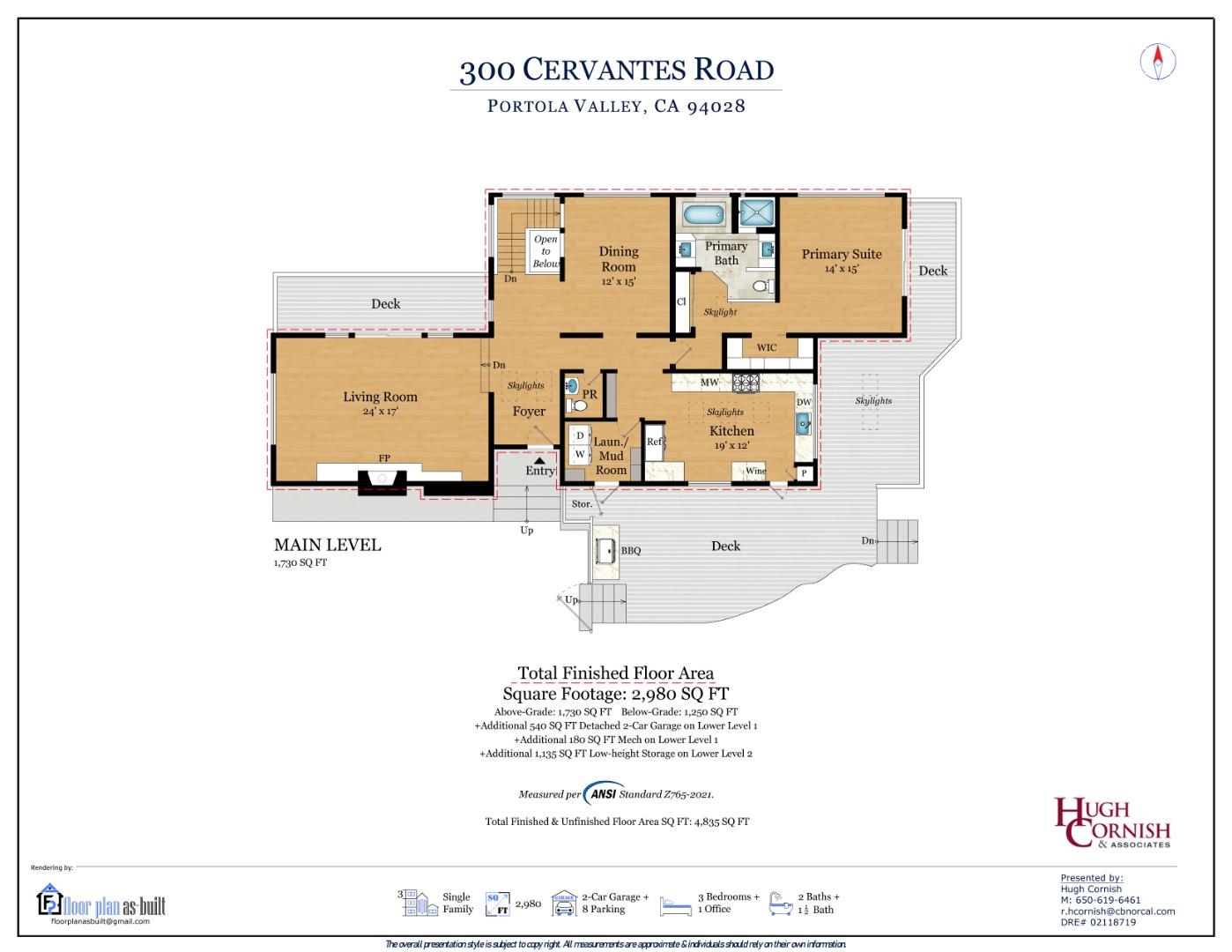 Detail Gallery Image 36 of 37 For 300 Cervantes Rd, Portola Valley,  CA 94028 - 3 Beds | 2/1 Baths