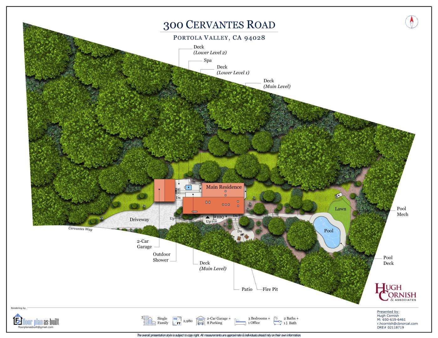 Detail Gallery Image 37 of 37 For 300 Cervantes Rd, Portola Valley,  CA 94028 - 3 Beds | 2/1 Baths