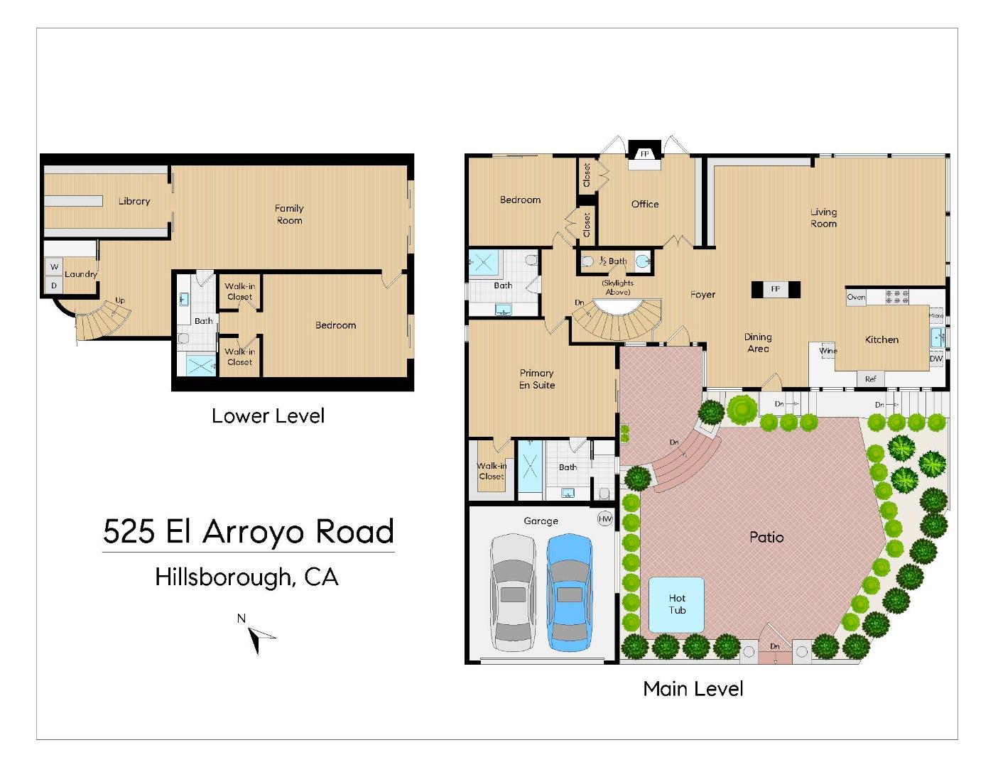 Detail Gallery Image 36 of 36 For 525 El Arroyo Rd, Hillsborough,  CA 94010 - 3 Beds | 3/1 Baths