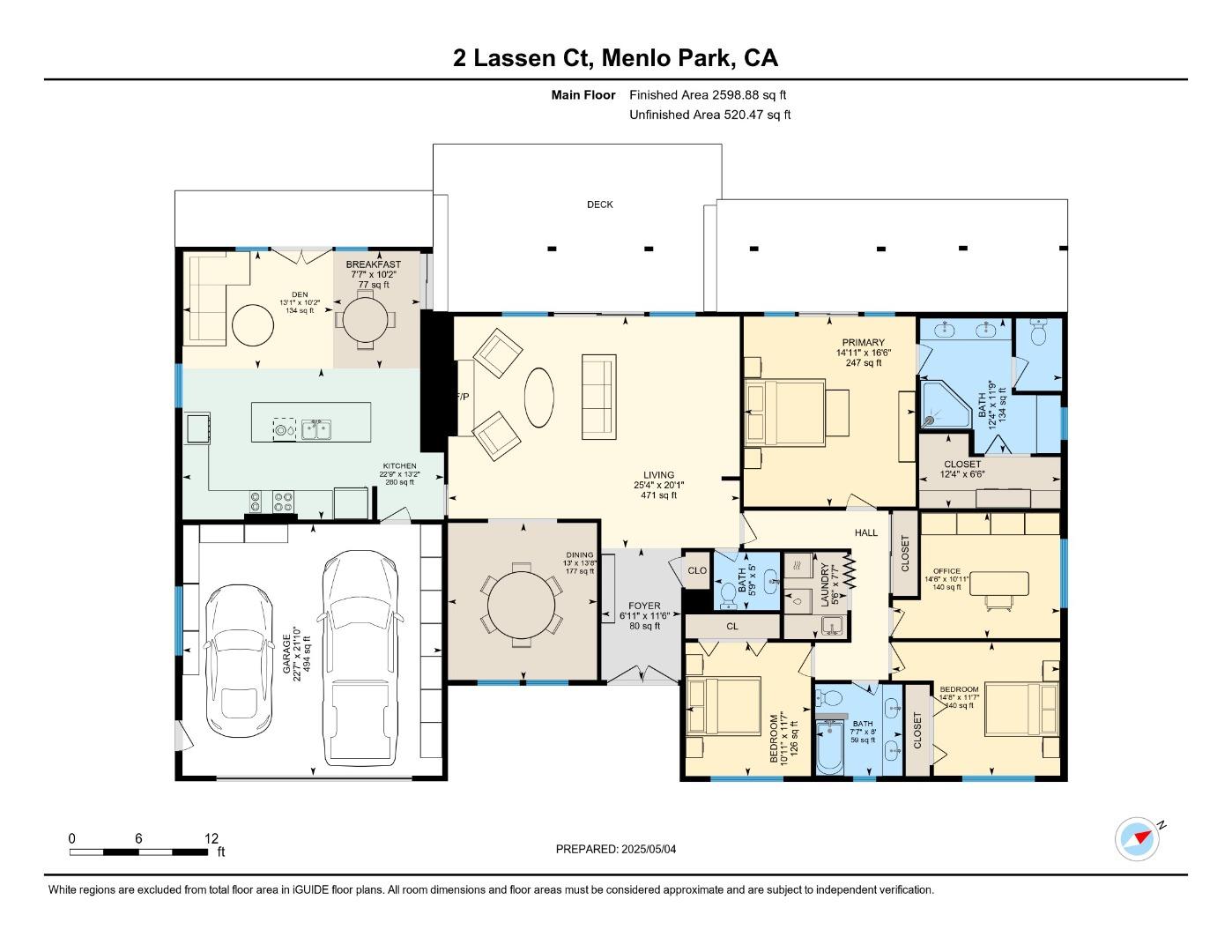 Detail Gallery Image 48 of 49 For 2 Lassen Ct, Menlo Park,  CA 94025 - 4 Beds | 2/1 Baths