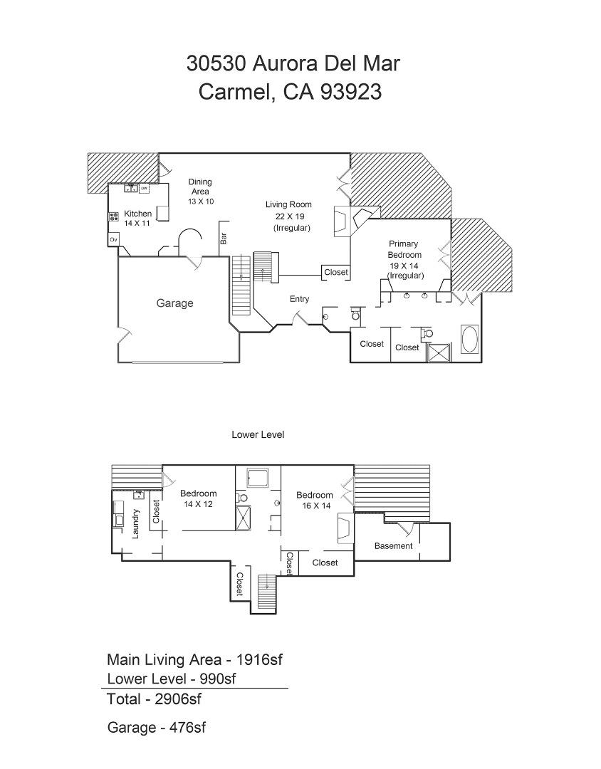 Detail Gallery Image 33 of 33 For 30530 Aurora Del Mar, Carmel,  CA 93923 - 3 Beds | 2/1 Baths