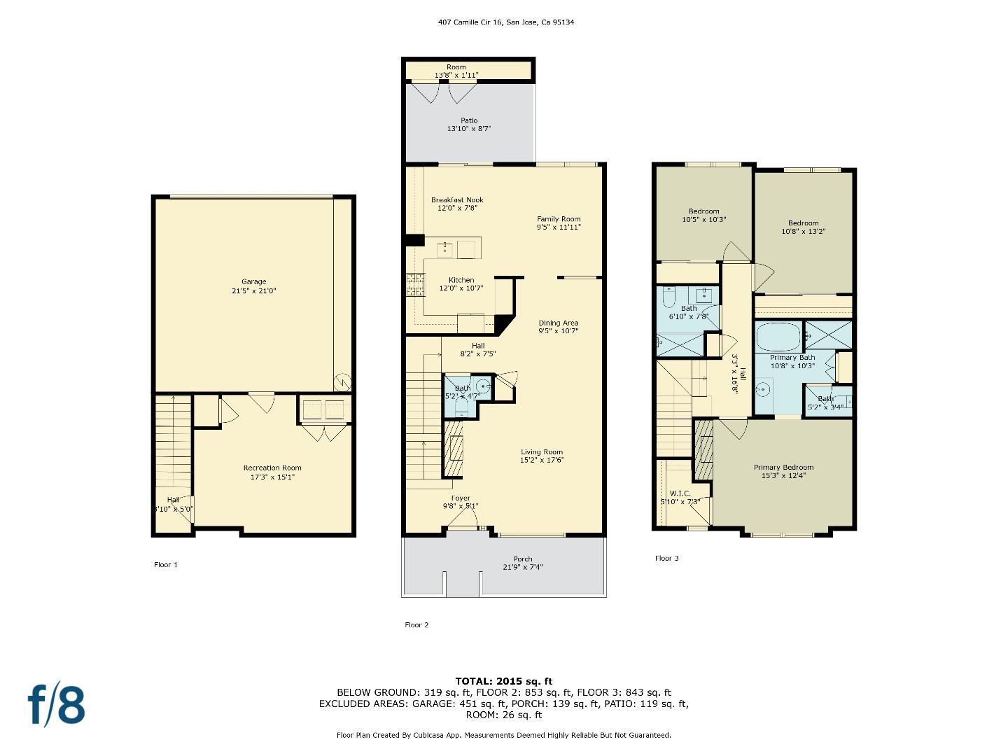 Detail Gallery Image 44 of 44 For 407 Camille Cir #16,  San Jose,  CA 95134 - 3 Beds | 2/1 Baths
