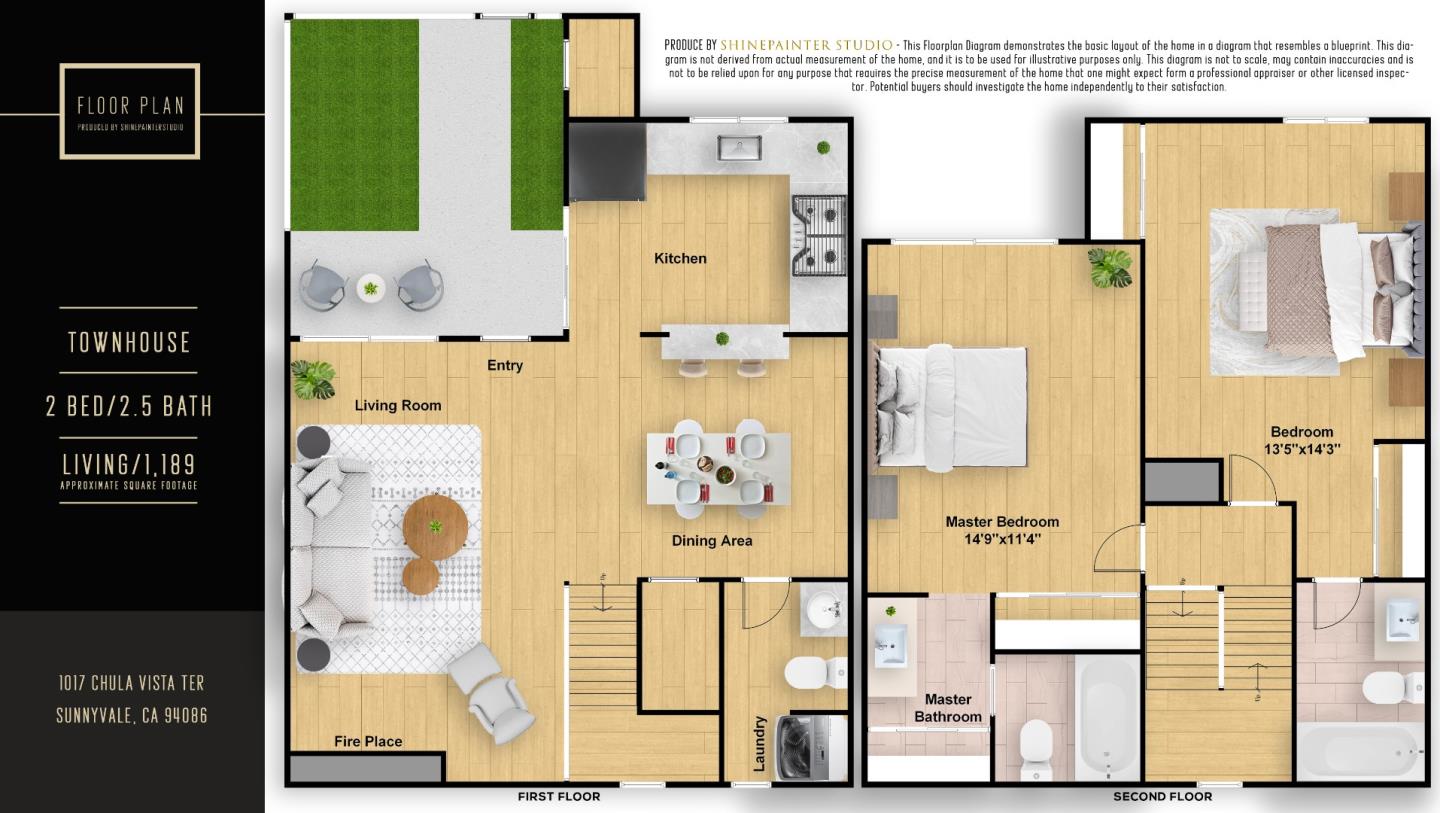 Detail Gallery Image 38 of 38 For 1017 Chula Vista Ter, Sunnyvale,  CA 94086 - 2 Beds | 2/1 Baths