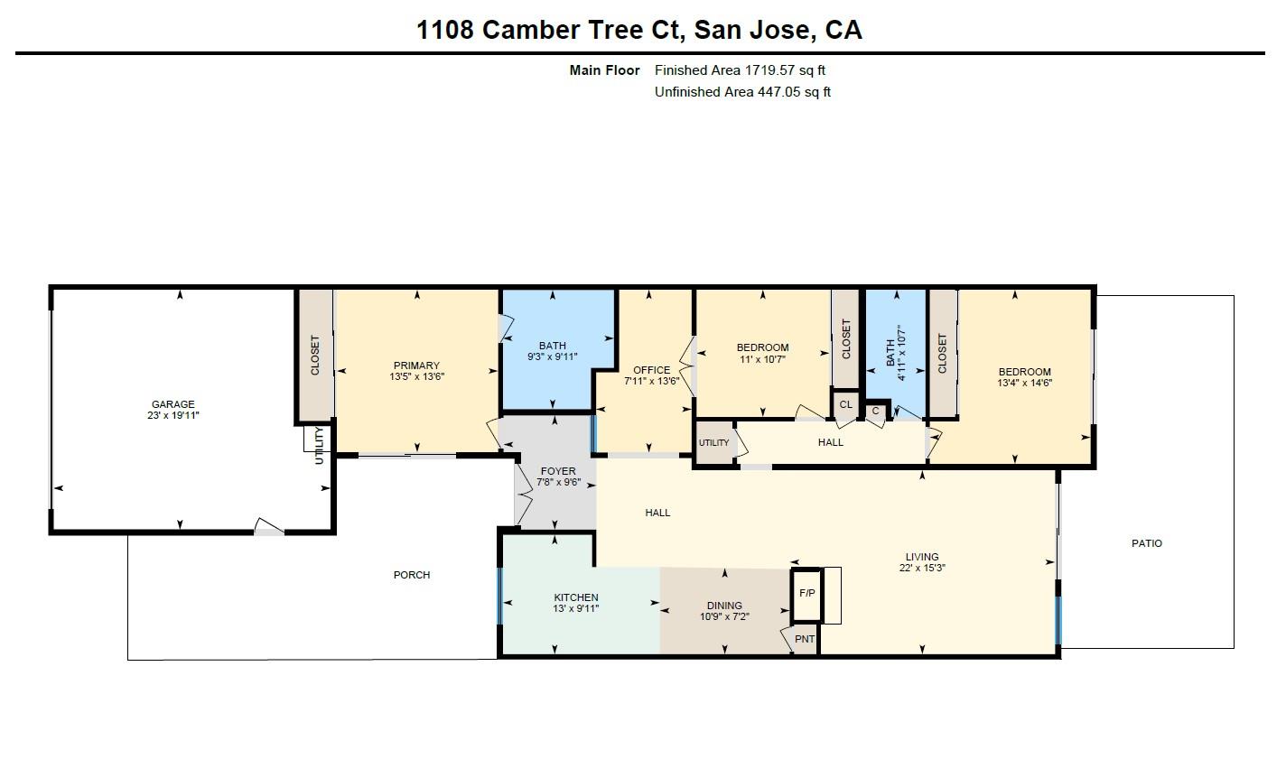 Detail Gallery Image 28 of 39 For 1108 Camber Tree Ct, San Jose,  CA 95120 - 3 Beds | 2 Baths