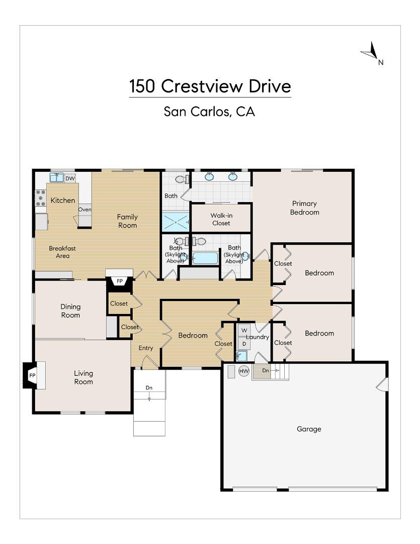 Detail Gallery Image 41 of 44 For 150 Crestview Dr, San Carlos,  CA 94070 - 4 Beds | 2/1 Baths