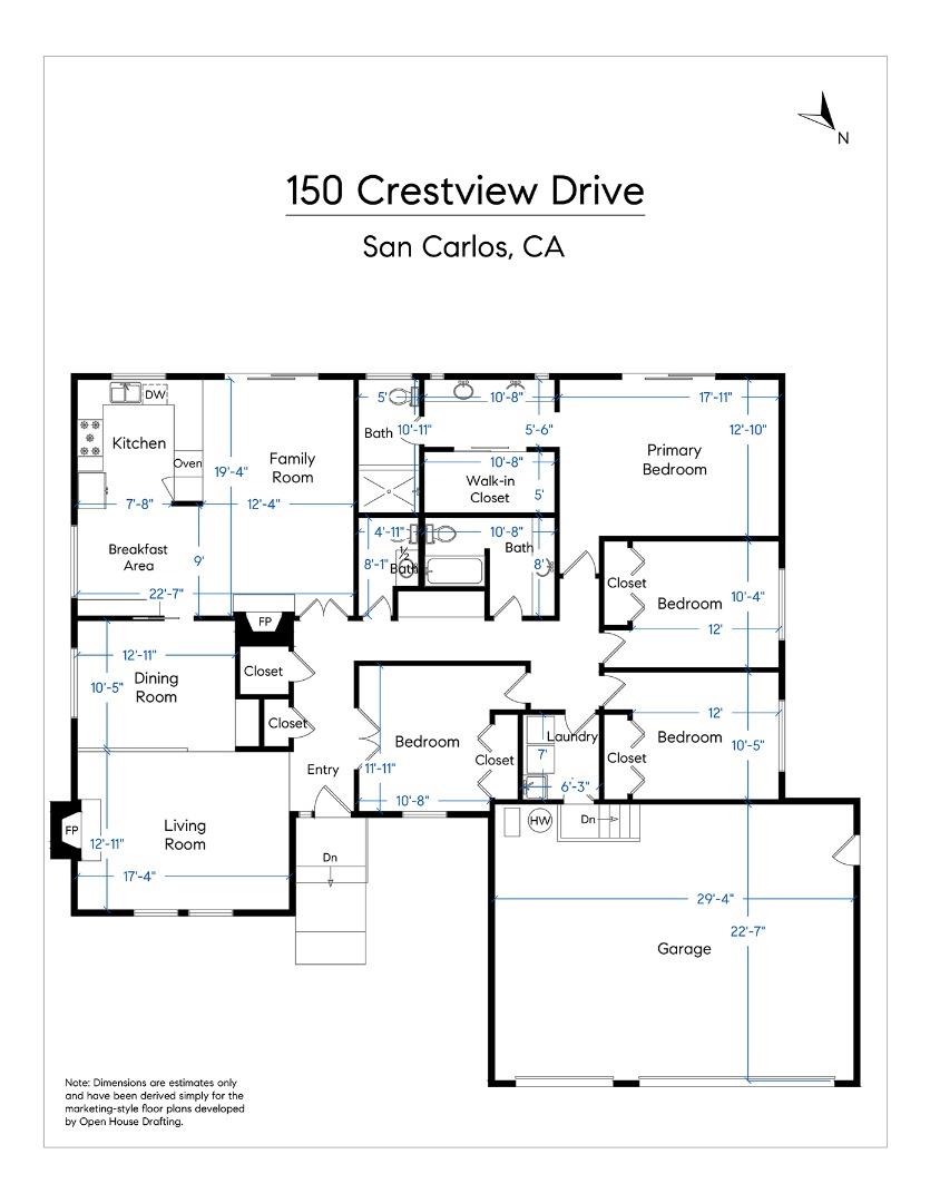 Detail Gallery Image 43 of 44 For 150 Crestview Dr, San Carlos,  CA 94070 - 4 Beds | 2/1 Baths