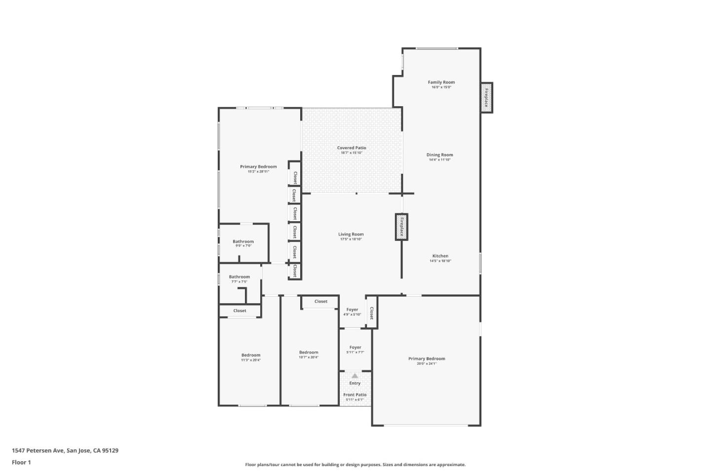 Detail Gallery Image 65 of 65 For 1547 Petersen Ave, San Jose,  CA 95129 - 3 Beds | 2 Baths