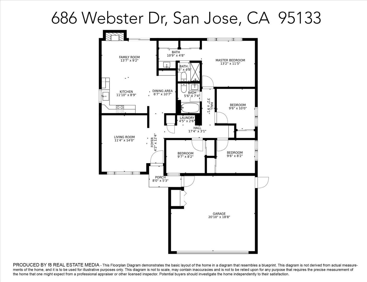 Detail Gallery Image 2 of 21 For 686 Webster Dr, San Jose,  CA 95133 - 4 Beds | 2 Baths