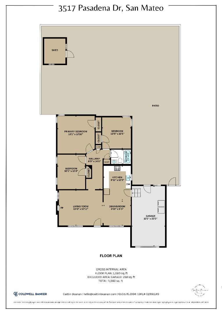 Detail Gallery Image 57 of 57 For 3517 Pasadena Dr, San Mateo,  CA 94403 - 3 Beds | 1 Baths
