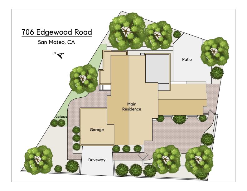 Detail Gallery Image 56 of 56 For 706 Edgewood Rd, San Mateo,  CA 94402 - 3 Beds | 2 Baths