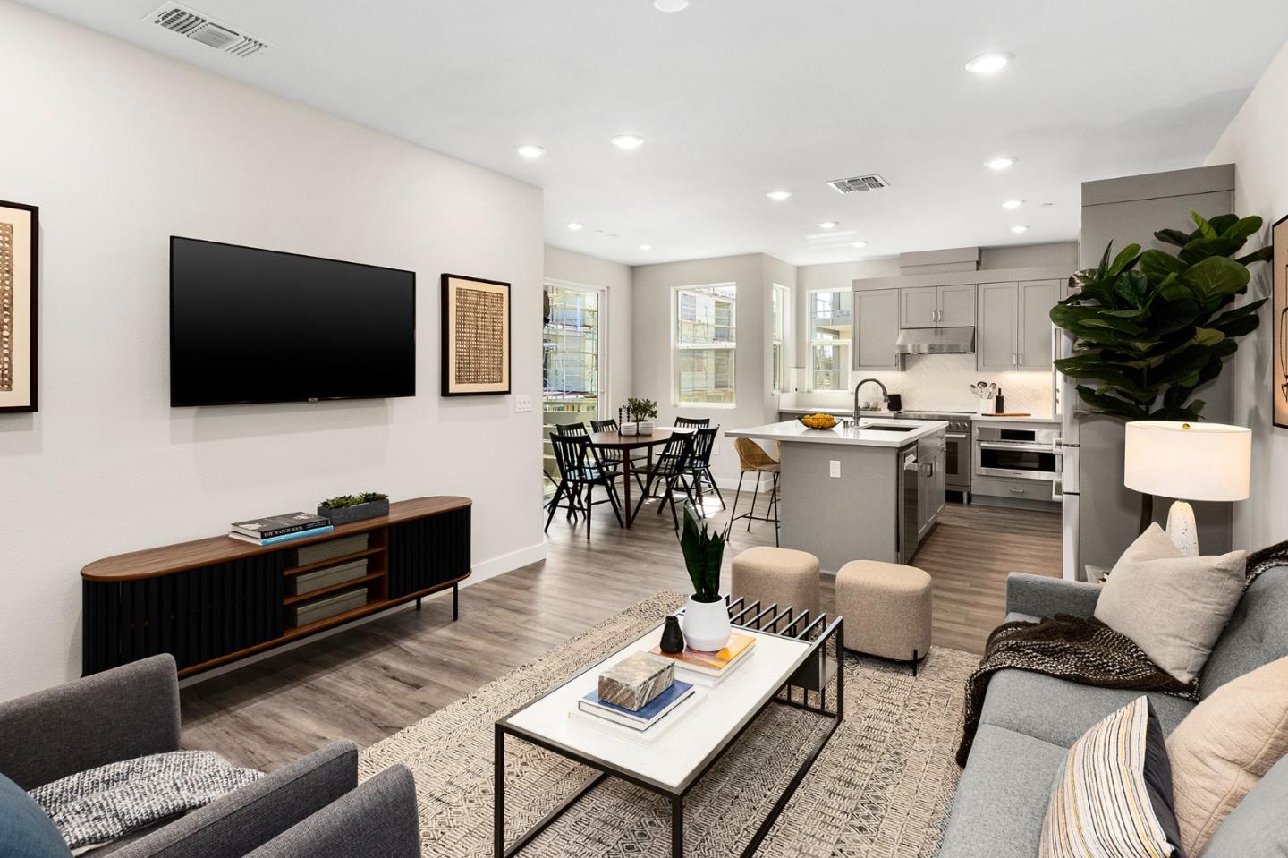Detail Gallery Image 7 of 16 For 1304 Barbet Circle #3,  Sunnyvale,  CA 94087 - 3 Beds | 3 Baths