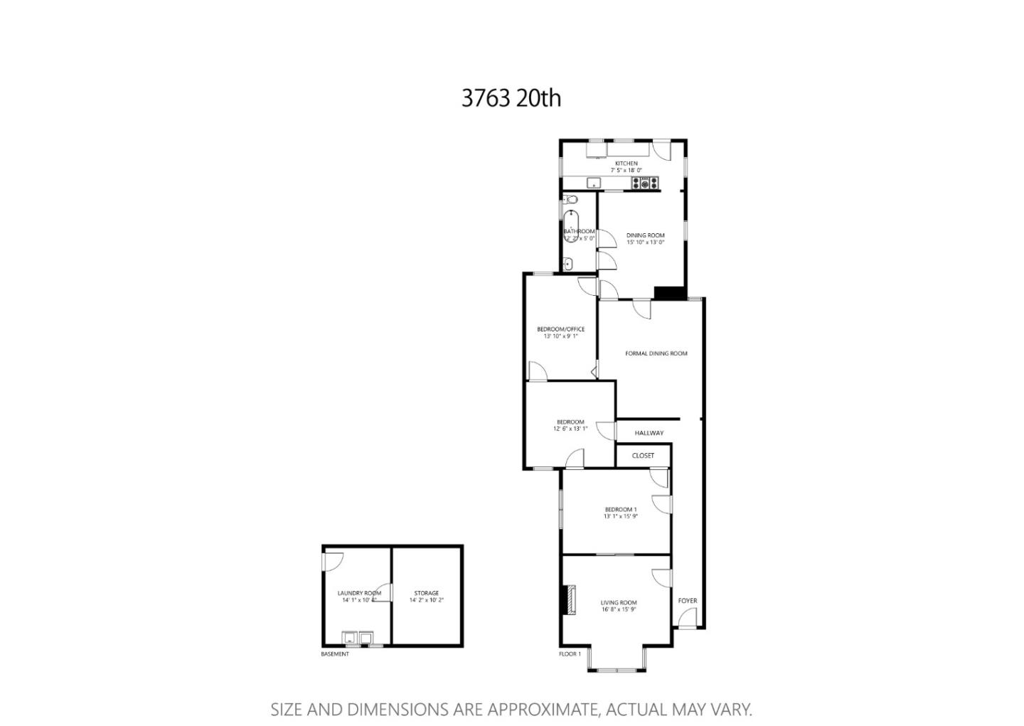 Detail Gallery Image 49 of 50 For 3763 20th St, San Francisco,  CA 94110 - 3 Beds | 1 Baths