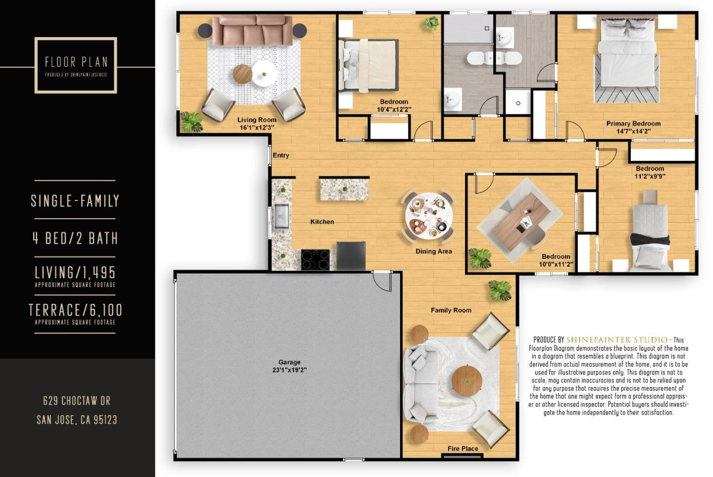 Detail Gallery Image 44 of 44 For 629 Choctaw Dr, San Jose,  CA 95123 - 4 Beds | 2 Baths