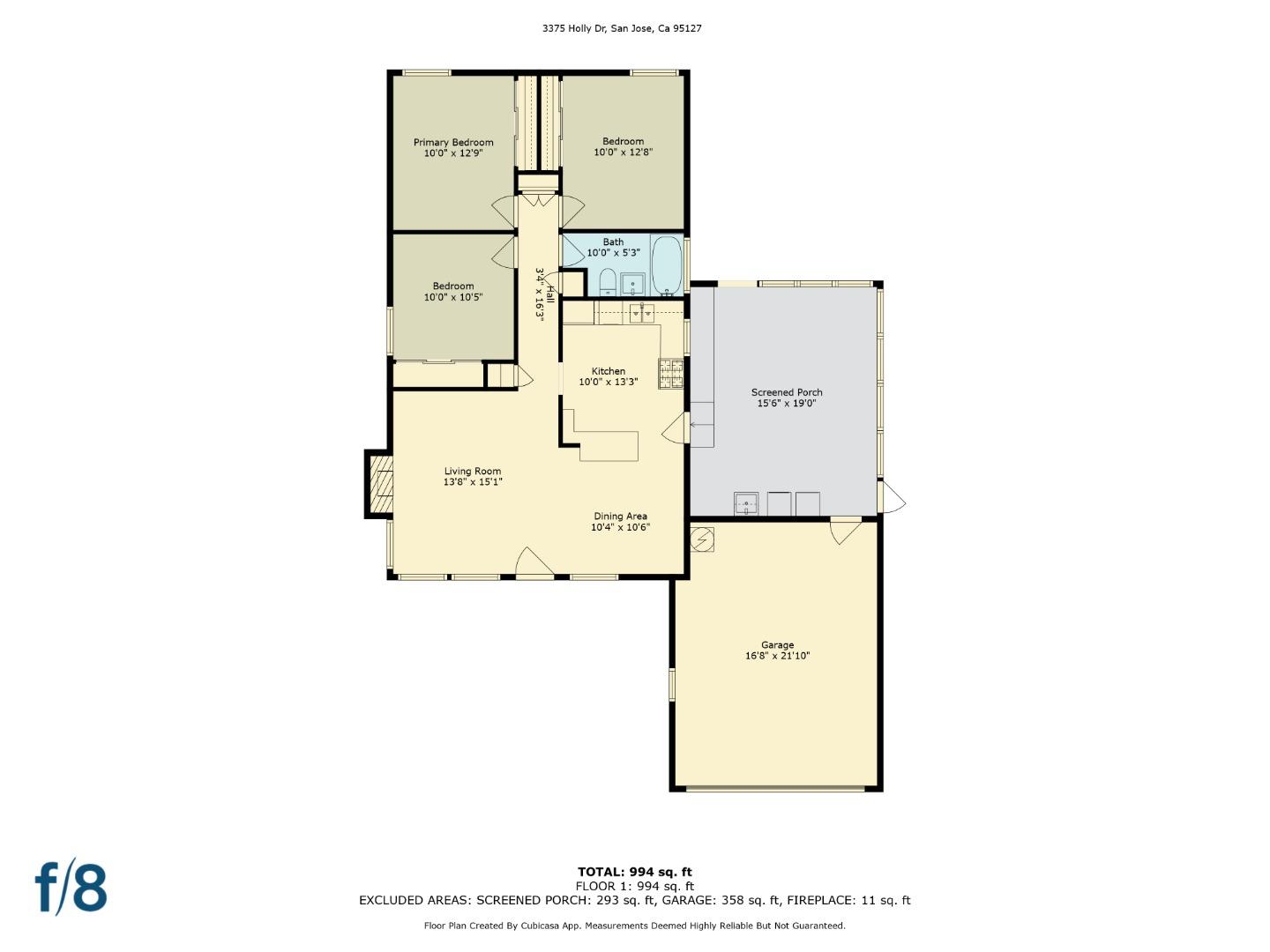 Detail Gallery Image 46 of 54 For 3375 Holly Dr, San Jose,  CA 95127 - 3 Beds | 1 Baths