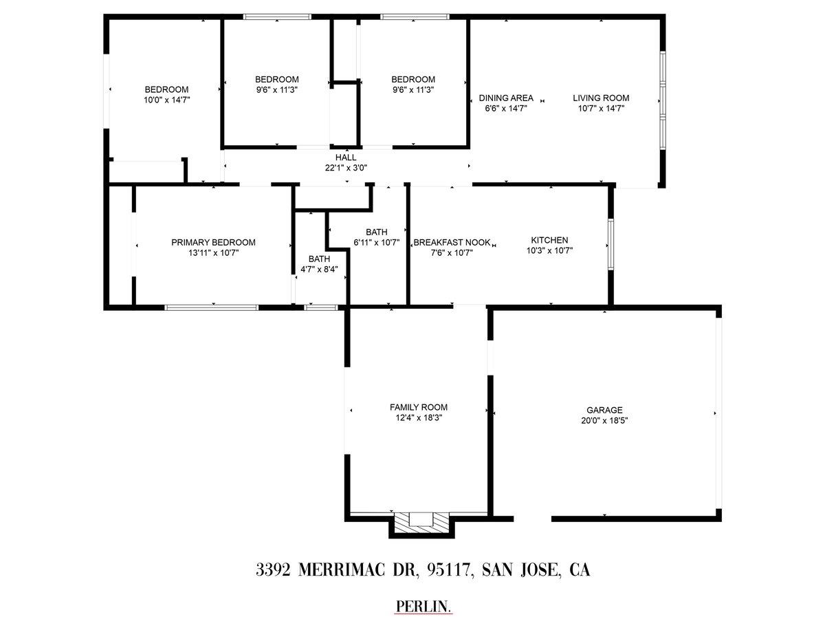 Detail Gallery Image 46 of 46 For 3392 Merrimac Dr, San Jose,  CA 95117 - 4 Beds | 2 Baths