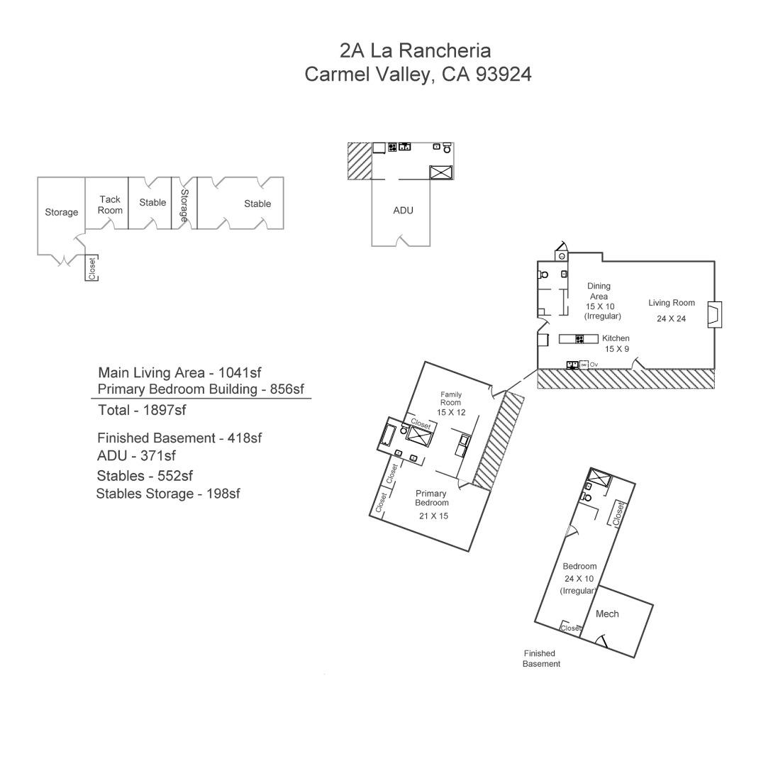 Detail Gallery Image 46 of 46 For 2a La Rancheria, Carmel Valley,  CA 93924 - 3 Beds | 3/1 Baths