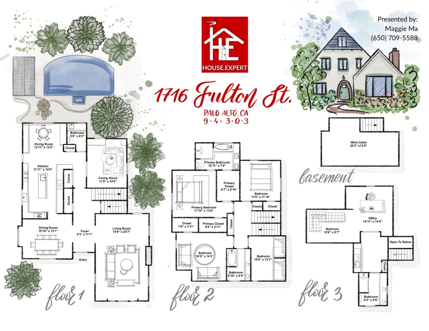 Detail Gallery Image 73 of 92 For 1716 Fulton St, Palo Alto,  CA 94303 - 4 Beds | 3/1 Baths