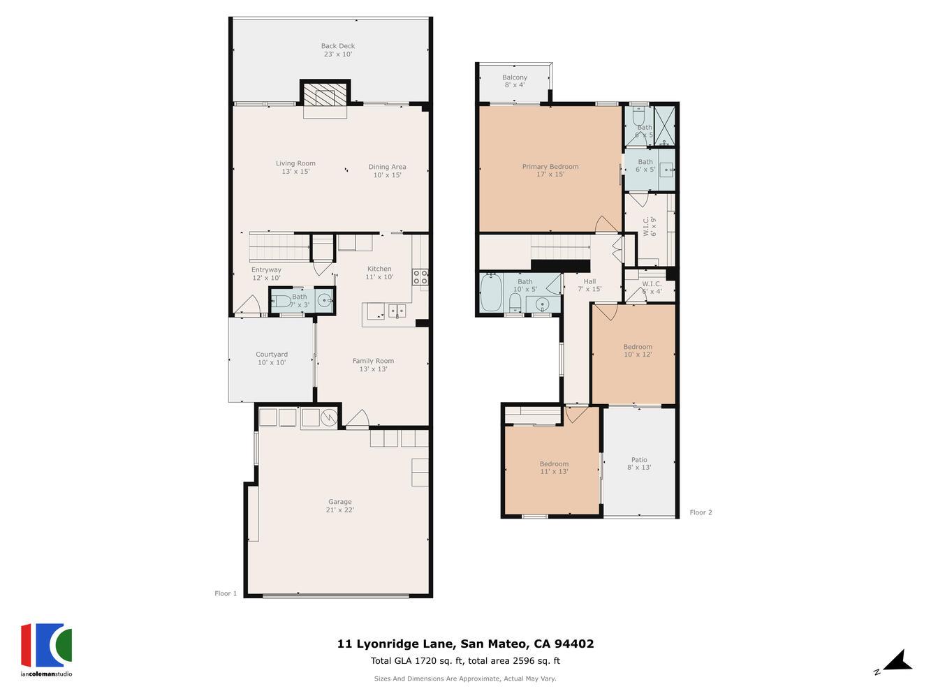Detail Gallery Image 26 of 26 For 11 Lyonridge Ln, San Mateo,  CA 94402 - 3 Beds | 2/1 Baths