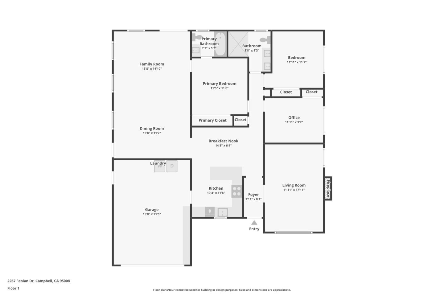 Detail Gallery Image 3 of 14 For 2267 Fenian Dr, Campbell,  CA 95008 - 3 Beds | 2 Baths